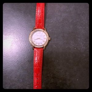Red Women’s Ann Klein watch